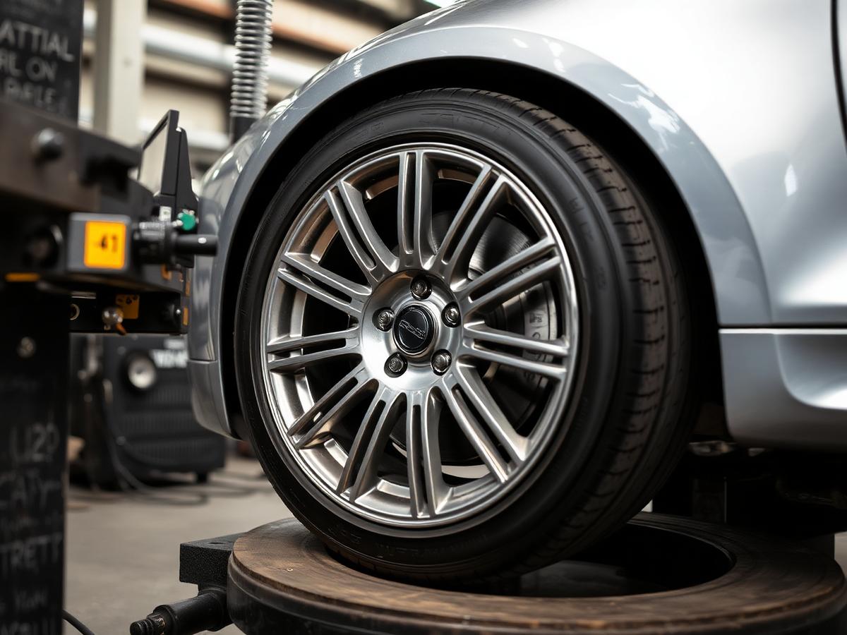 Wheel balancing machine
